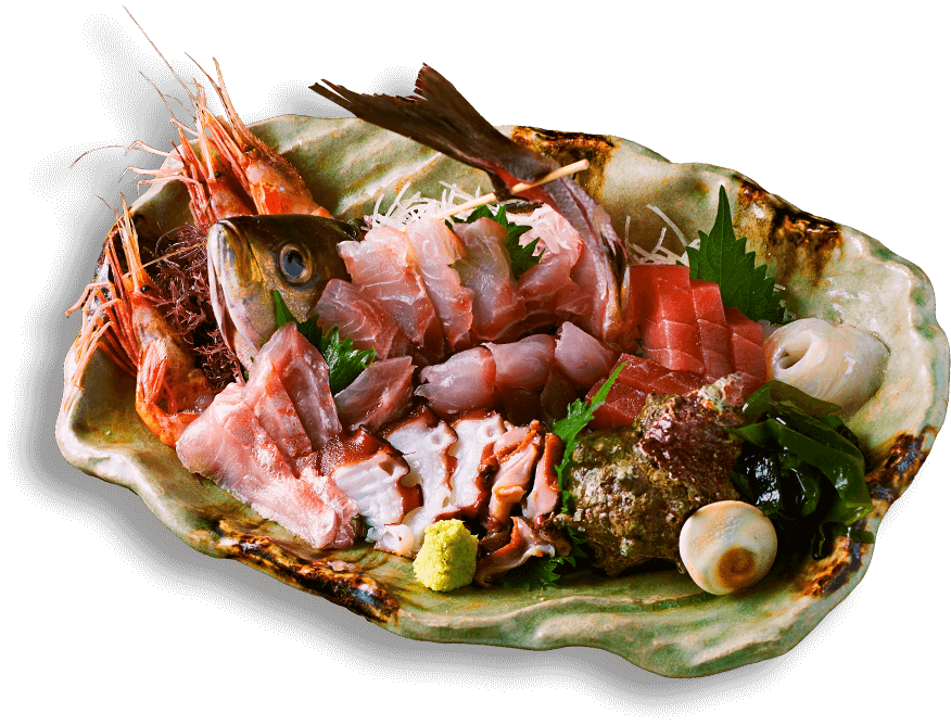 本日の鮮魚盛り合わせ